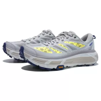 Кроссовки Mafate Speed 2 мужские с низким верхом серые/желтые/синие Hoka One One