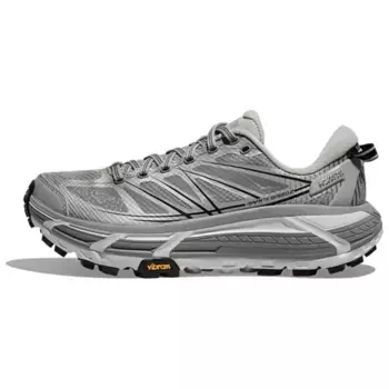 Кроссовки Mafate Speed 2 унисекс с низким верхом серебристо-серые Hoka One One