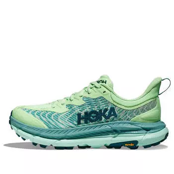 Кроссовки mafate speed 4 'green' Hoka One One, зеленый