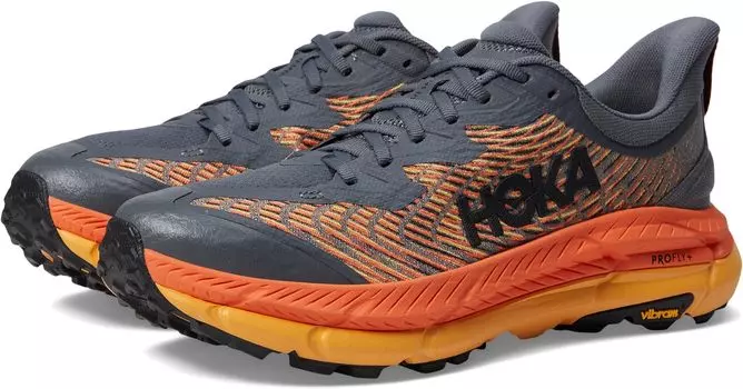 Кроссовки Mafate Speed 4 Hoka, цвет Castlerock/Black