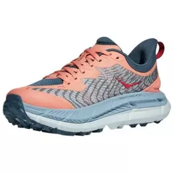 Кроссовки Mafate Speed 4 унисекс с низким верхом розовые серые Hoka One One