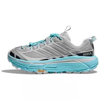 Кроссовки Mafate Three 2 унисекс с низким верхом Stardust серые/небесно-голубые Hoka One One