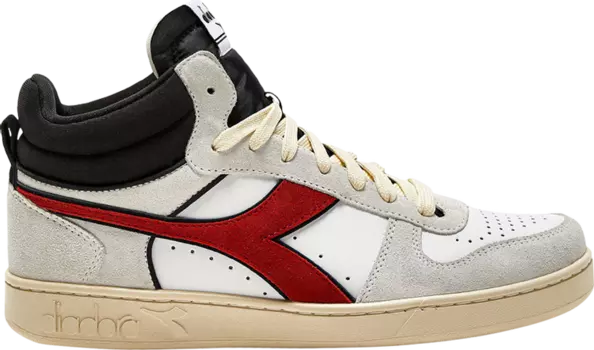 Кроссовки Magic Basket Demi Cut 'White Ferrari Red Italy', белый