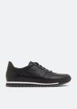 Кроссовки MAGNANNI Leather sneakers, черный