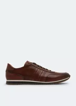Кроссовки MAGNANNI Leather sneakers, коричневый