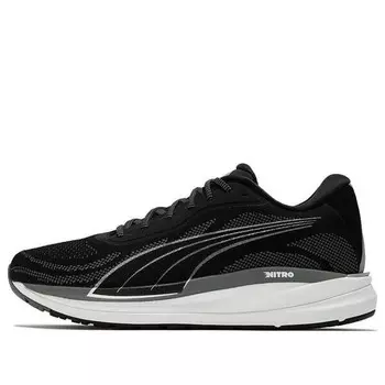 Кроссовки magnify nitro knit 'black castlerock' Puma, черный