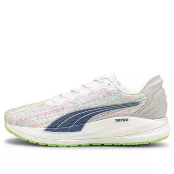 Кроссовки magnify nitro sp 'white sunblaze green glare' Puma, бежевый