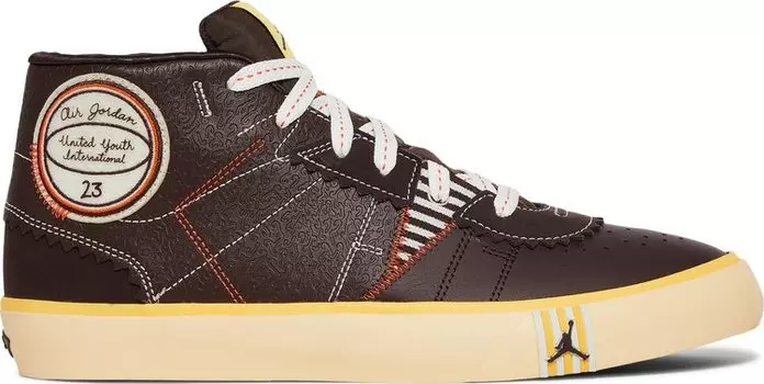 Кроссовки Maison Chteau Rouge x Jordan Series Mid United Youth International - Brown Basalt, коричневый