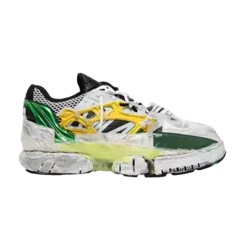 Кроссовки Maison Margiela Fusion Sneaker 'Green Yellow', белый