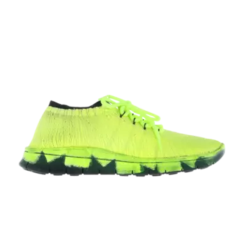 Кроссовки Maison Margiela Knit Trainer 'Painted Crackle', желтый