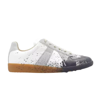Кроссовки Maison Margiela Replica Low, цвет Paint Splatter - White Pewter
