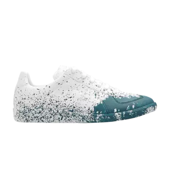Кроссовки Maison Margiela Replica 'Paint Splatter - White Oil Blue', белый