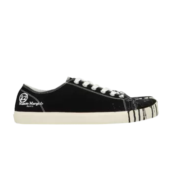 Кроссовки Maison Margiela Tabi Canvas Low 'Black', черный