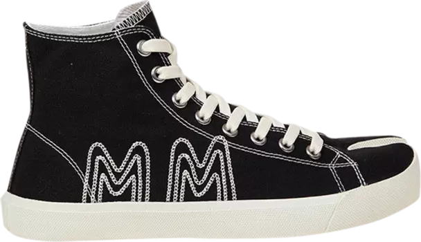 Кроссовки Maison Margiela Tabi High MM Embroidered - Black, черный