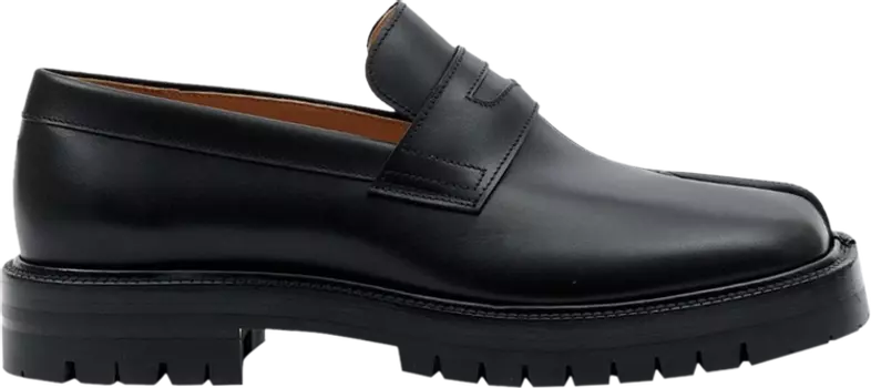 Кроссовки Maison Margiela Tabi Loafers 'Black', черный