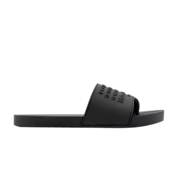 Кроссовки Maison Margiela Tabi Pool Slide 'Black Raven', черный