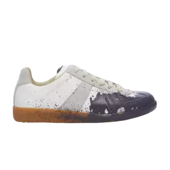 Кроссовки Maison Margiela Wmns Replica Low, цвет Paint Splatter - White Pewter