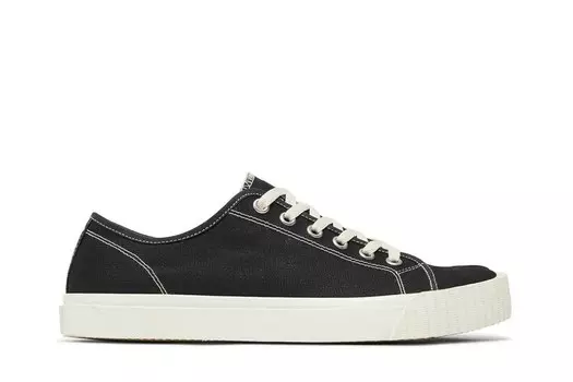 Кроссовки Maison Margiela Wmns Tabi Canvas Low Bianchetto, черный