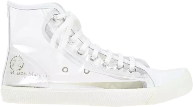 Кроссовки Maison Margiela Wmns Tabi High White Transparent, белый