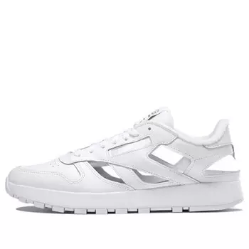 Кроссовки maison margiela x classic leather dq 'footwear white' Reebok, белый