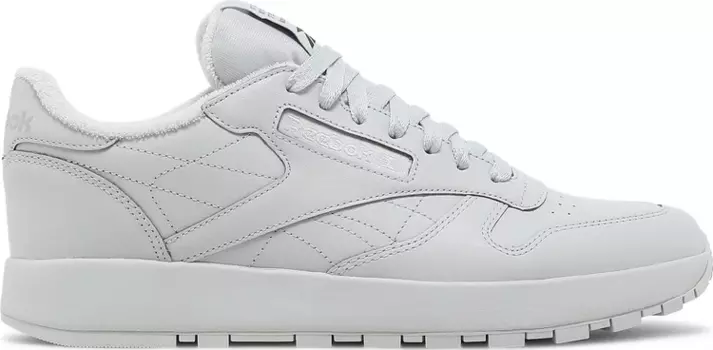 Кроссовки maison margiela x classic leather tabi 'pure grey' Reebok, серый