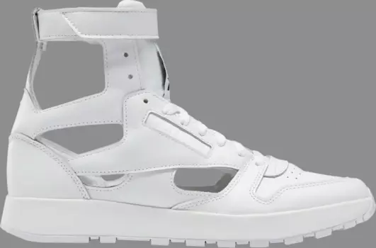 Кроссовки maison margiela x classic leather tabi high 'white' Reebok, белый