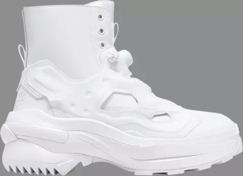 Кроссовки maison margiela x instapump fury tabi 'white' Reebok, белый