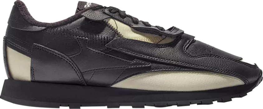 Кроссовки Maison Margiela x Wmns Classic Leather Memory Of - Black, черный