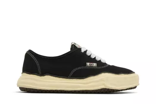 Кроссовки Maison Mihara Baker OG Sole Vintage Canvas Low, черный