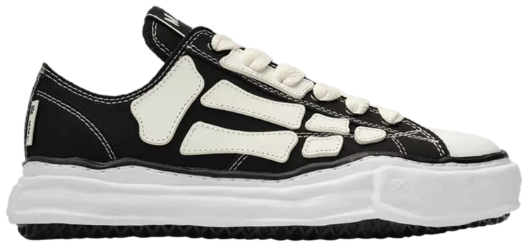 Кроссовки Maison Mihara Yasuhiro Amiri x Maison Mihara Yasuhiro Peterson OG Sole Canvas Low 'Black', черный