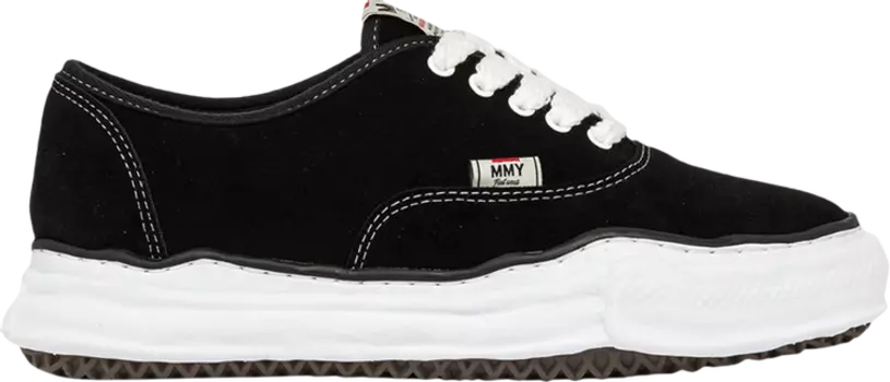 Кроссовки Maison Mihara Yasuhiro Baker OG Sole Suede Low 'Black', черный