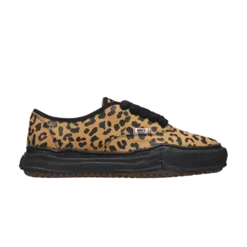 Кроссовки Maison Mihara Yasuhiro Baker OG Sole Canvas Leopard, коричневый