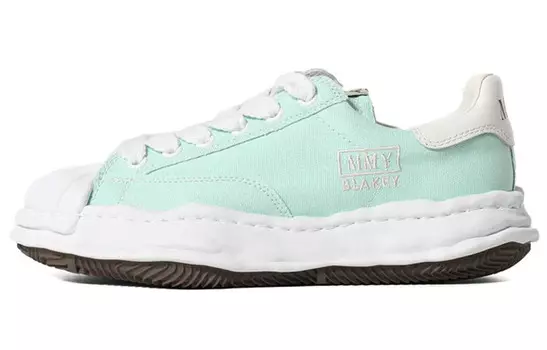 Кроссовки Maison MIHARA YASUHIRO Blakey OG Sole Canvas Low Light Blue, синий