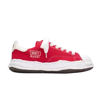 Кроссовки Maison Mihara Yasuhiro Blakey OG Sole Canvas Low Red, красный