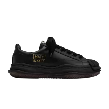 Кроссовки Maison Mihara Yasuhiro Blakey OG Sole Leather Low 'Black', черный