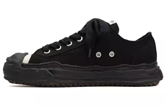 Кроссовки Maison MIHARA YASUHIRO Hank OG Sole Canvas Low Black, черный