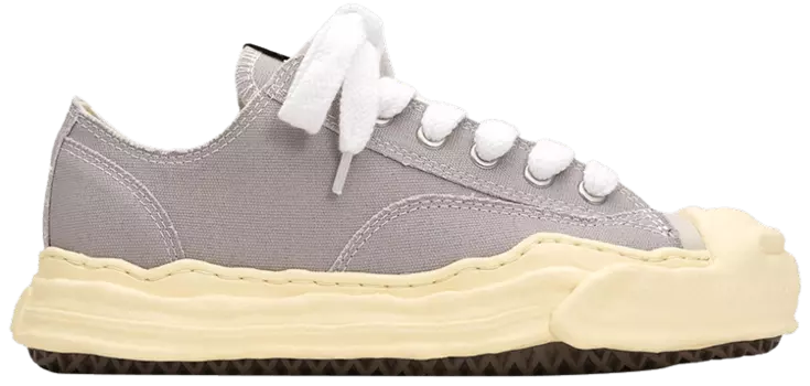 Кроссовки Maison Mihara Yasuhiro Hank Vintage Sole Canvas Low 'Grey', серый