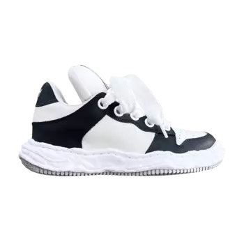 Кроссовки Maison Mihara Yasuhiro Wayne Low 'Leather Puffer - Black White', черный