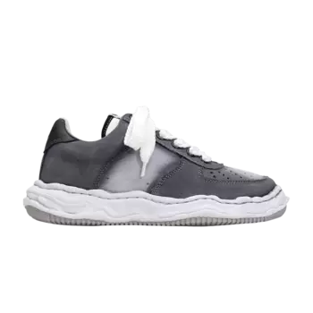 Кроссовки Maison Mihara Yasuhiro Wayne Low 'Sprayed Canvas - Black', черный