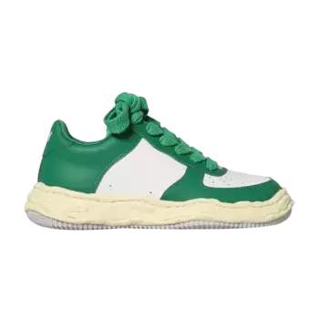 Кроссовки Maison Mihara Yasuhiro Wayne OG Sole Vintage Leather Low Green, зеленый