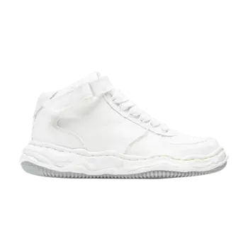 Кроссовки Maison Mihara Yasuhiro Wayne OG Sole Washed Canvas High 'White', белый