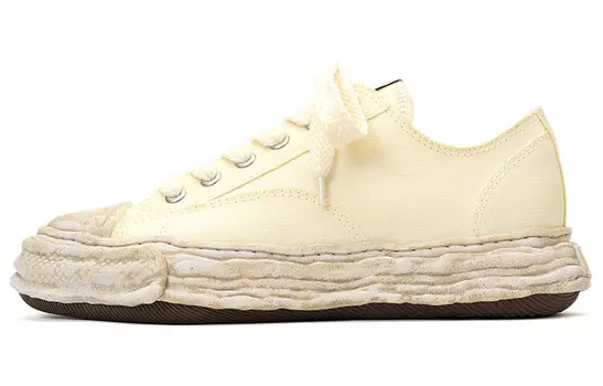 Кроссовки Maison Peterson23 Canvas на шнуровке Mihara Yasuhiro, коричневый