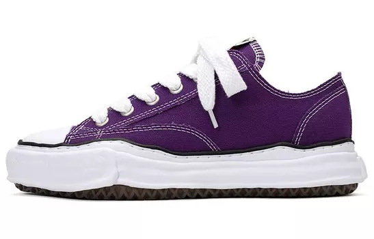 Кроссовки Maison Peterson OG Sole Canvas Low Blue Mihara Yasuhiro