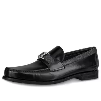 Кроссовки major loafers 'black with monogram deco' Louis Vuitton, черный