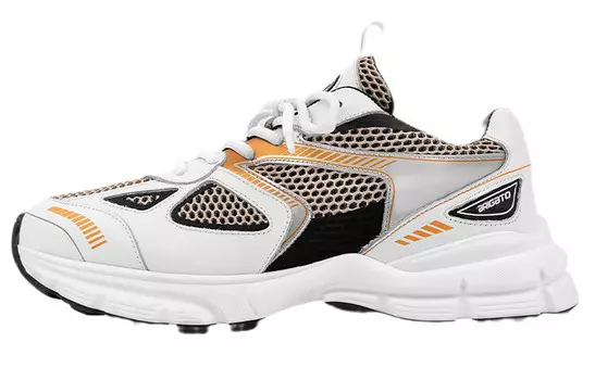 Кроссовки Marathon Lifestyle для мужчин с низким верхом, белый/черный/оранжевый Axel Arigato