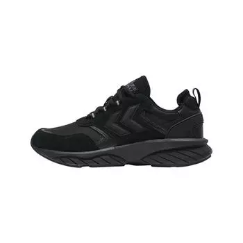 Кроссовки Marathona Reach Lx Tonal в рубчик низкие унисекс HUMMEL, черный