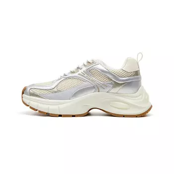 Кроссовки marie claire Chunky Sneakers Women's Low-top Silver, серебряный