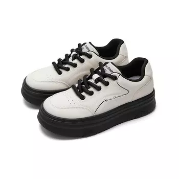 Кроссовки marie claire Skateboarding Shoes Women's Low-top, цвет Ceramic milky white 651-01261