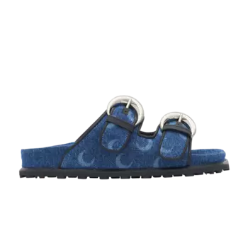 Кроссовки Marine Serre Wmns Deadstock Denim Ground Sandal, синий