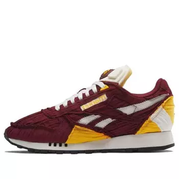 Кроссовки market x classic leather pump 'classic burgundy' Reebok, бордовый